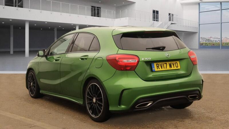 View MERCEDES-BENZ A CLASS A160 1.6 101 BHP AMG LINE EURO 6 ULEZ COMPLIANT