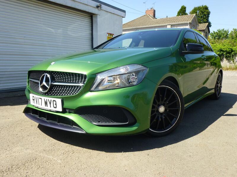 View MERCEDES-BENZ A CLASS A160 1.6 101 BHP AMG LINE EURO 6 ULEZ COMPLIANT
