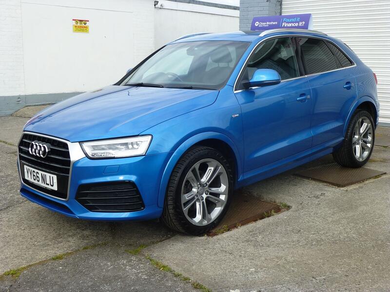 View AUDI Q3 2.0 TDI QUATTRO 150 BHP EURO 6 ULEZ COMPLIANT S LINE PlUS EDITION 7 SPD S-TRONIC SUV
