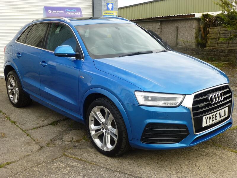 View AUDI Q3 2.0 TDI QUATTRO 150 BHP EURO 6 ULEZ COMPLIANT S LINE PlUS EDITION 7 SPD S-TRONIC SUV