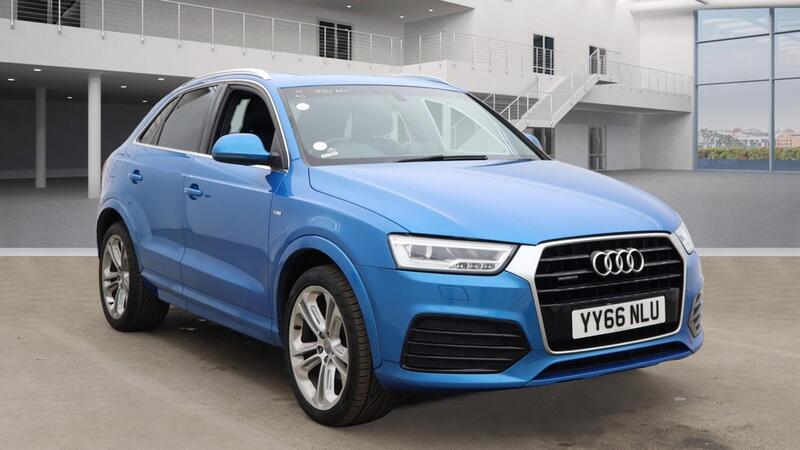 View AUDI Q3 2.0 TDI QUATTRO 150 BHP EURO 6 ULEZ COMPLIANT S LINE PlUS EDITION 7 SPD S-TRONIC SUV