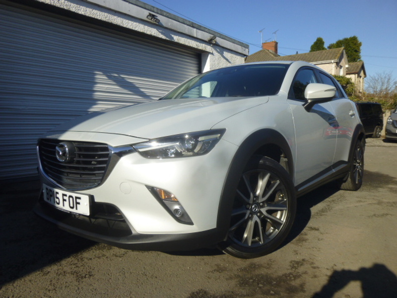 View MAZDA CX-3 1.5 SKYACTIV-D SPORT EURO6+NAV+ULEZ COMPLIANT SLEEK CROSSOVER SUV