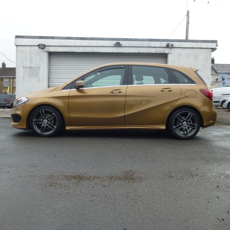 View MERCEDES-BENZ B CLASS 1.5D 109 BHP AMG LINE EDITION 45816 MILES CANYON BEIGE METALLIC